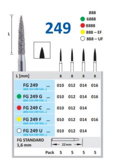 BUR HORICO DIAMOND POINTED FG249U