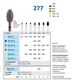 BUR HORICO DIAMOND EGG BUR FG277F