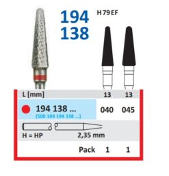 BUR HORICO TUNGSTEN CARBIDE CUTTER 194138045